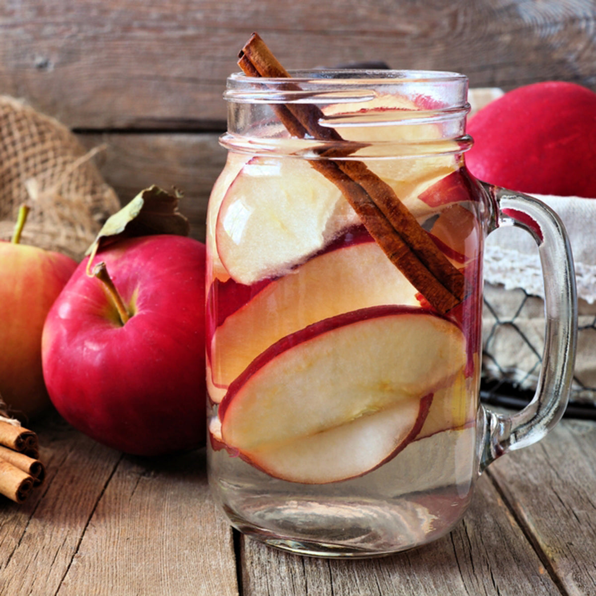 1/2 Gallon Apple Cinnamon Detox Water