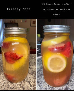 16oz Strawberry Lemonade ACV Detox Water